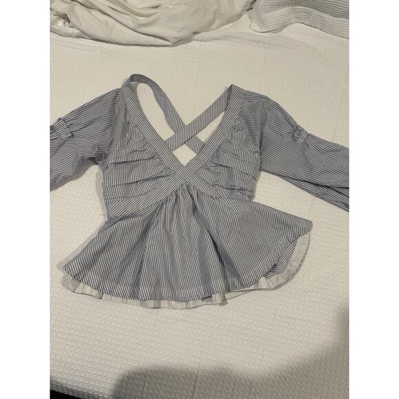 Piamita Pima Strapped Blouse 100% cotton M - Picture 9 of 10